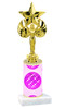 Disco theme  trophy with choice of trophy height and figure (001