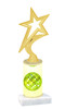 Disco theme  trophy with choice of trophy height and figure (002