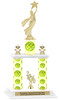 Disco theme 2-Column trophy.  Numerous trophy heights and figures available  (003