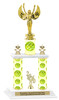 Disco theme 2-Column trophy.  Numerous trophy heights and figures available  (003