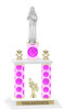 Disco theme 2-Column trophy.  Numerous trophy heights and figures available  (004