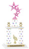 Cupcake  theme 2-Column trophy.  Numerous trophy heights and figures available  (003