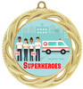 Medical hero theme medal.  Choice of 9 designs.  Includes free engraving and neck ribbon.  (hero - 938g