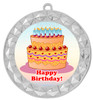 Birthday  theme medal.  Choice of 8 designs.  Includes free engraving and neck ribbon.  (bday - 935s