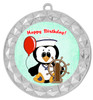 Kids Birthday  theme medal.  Choice of 8 designs.  Includes free engraving and neck ribbon.  (bday - 935s