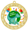 Kids Birthday  theme medal.  Choice of 8 designs.  Includes free engraving and neck ribbon.  (bday - 935g