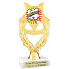 Student Encouragement  theme  trophy with choice of art work.   6" tall  ph97