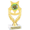 Student Encouragement  theme  trophy with choice of art work.   6" tall  ph97