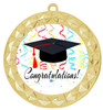 Graduation theme medal.  Choice of 7 designs.  Includes free engraving and neck ribbon.  ( 935g