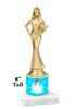 NEW!  Princess theme trophy.  Choice of 3 heights with numerous figures available.