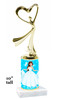 NEW!  Princess theme trophy.  Choice of 3 heights with numerous figures available.