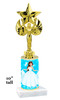 NEW!  Princess theme trophy.  Choice of 3 heights with numerous figures available.