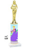 NEW!  Princess theme trophy.  Choice of 3 heights with numerous figures available.  (design 002