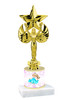 NEW!  Princess theme trophy.  Choice of 3 heights with numerous figures available.  (design 004