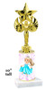 NEW!  Princess theme trophy.  Choice of 3 heights with numerous figures available.  (design 004