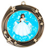  Princess theme medal with choice of 4 designs.  Our exclusive designs!  (930-g