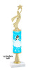  NEW!  Princess theme trophy.  Choice of 3 heights with numerous figures available. (stem 001