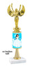  NEW!  Princess theme trophy.  Choice of 3 heights with numerous figures available. (stem 001