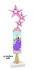 NEW!  Princess theme trophy.  Choice of 3 heights with numerous figures available. (stem 003