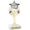 BINGO!  trophy.  6"tall with choice of insert design.  Great award for your Bingo games and  Family Game Nights! 7517