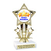 Student award  trophy. 6" tall.  9 Designs available. (767