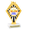 Student awards  trophy. 6" tall.  9 Designs available. (92656