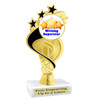 Student awards  trophy. 6" tall.  9 Designs available. (ph106