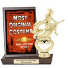 Halloween Costume Contest Plaque and Figure.   A unique award for all of your Halloween theme events and contests  (005