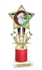 Santa trophy.  Perfect for your Holiday pageants, events, contests and more!  757