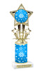 Snowflake theme trophy.  Great for you Winter themed events!  767