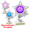 Snowflake theme trophy.  Great for your Winter themed events! 5043