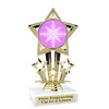 Snowflake theme trophy.  Great for your Winter themed events! 767