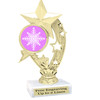 Snowflake theme trophy.  Great for your Winter themed events!  h208-snow