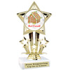 Gingerbread House theme trophy.  Great for your Holiday events, contests and parties