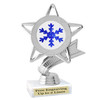 Glitter Snowflake trophy.  Great trophy for all of your holiday events and pageants.   5043s