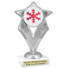 Glitter Snowflake trophy.  Great trophy for all of your holiday events and pageants.   5086s