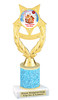 Custom Gingerbread House trophy.  Great trophy for all of your holiday events and pageants.  ph97