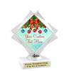 Custom Holiday trophy.  Great trophy for all of your holiday events and pageants. 5092-1