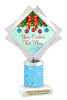 Custom Holiday trophy.  Great trophy for all of your holiday events and pageants. 5092-1