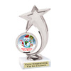 Custom Snowman trophy.  Great trophy for all of your holiday events and pageants. 6061