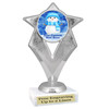 Custom Snowman trophy.  Great trophy for all of your holiday events and pageants. 5086