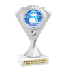 Custom Snowman trophy.  Great trophy for all of your holiday events and pageants. 5455