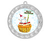 Holiday Cupcake  medal.  Great medal for those Holiday Events, Baking Contests and more!  935s