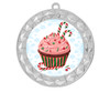 Holiday Cupcake  medal.  Great medal for those Holiday Events, Baking Contests and more!  935s