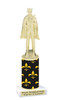 Mardi Gras Theme trophy.  Numerous figures available. Great trophy for your pageants, events, contests and more!   21-002