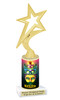 Mardi Gras Theme trophy.  Numerous figures available. Great trophy for your pageants, events, contests and more!   21-008