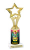 Mardi Gras Theme trophy.  Numerous figures available. Great trophy for your pageants, events, contests and more!   21-008