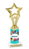 Mardi Gras Theme trophy.  Numerous figures available. Great trophy for your pageants, events, contests and more!   21-009