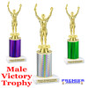 Male Victory  trophy.  Great trophy for your pageants, events, contests and more!   1 Column. 