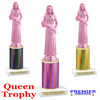 Pink Queen  trophy.  Great trophy for your pageants, events, contests and more!   1 Column. 